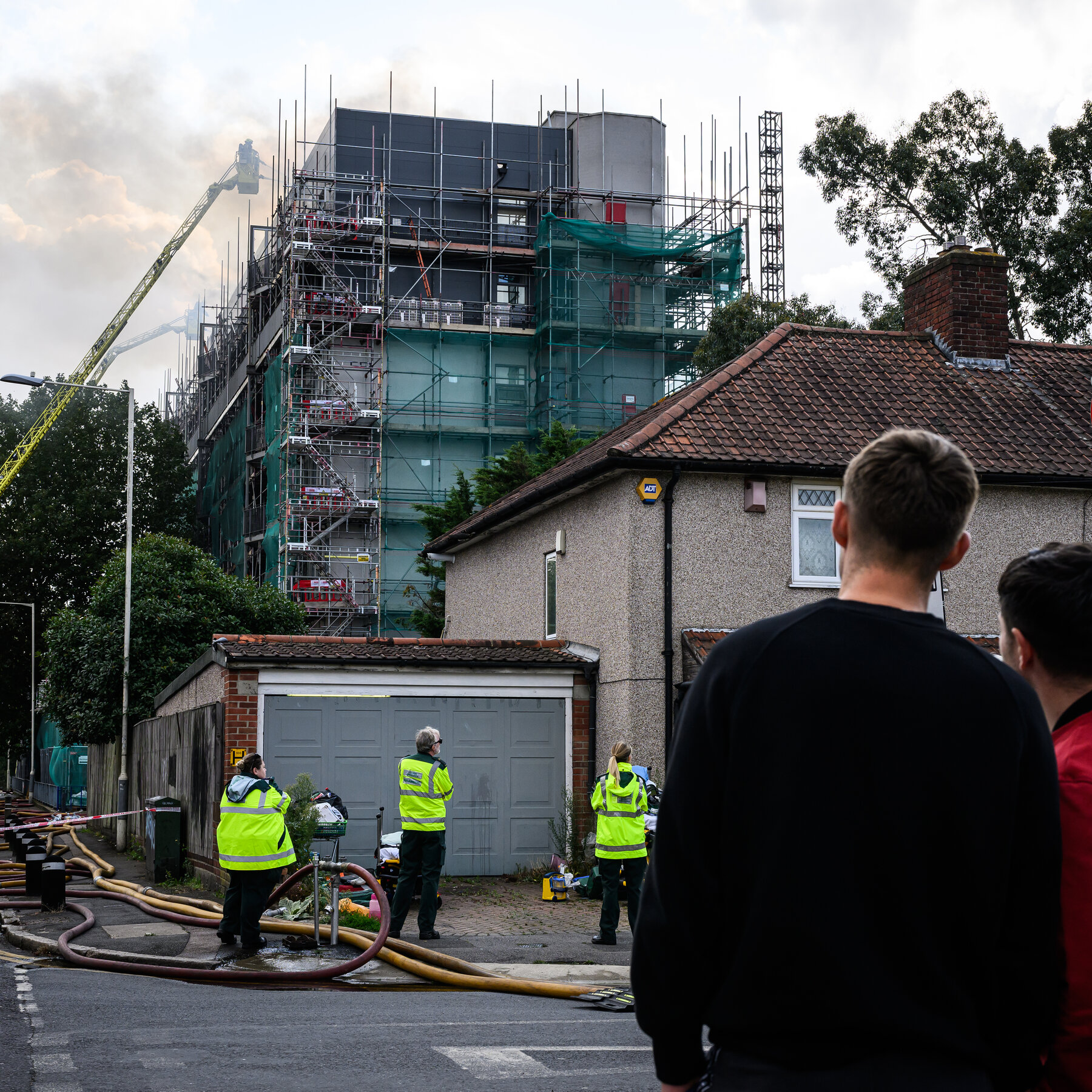 Search Operation Underway After Fire in East London Apartment Building