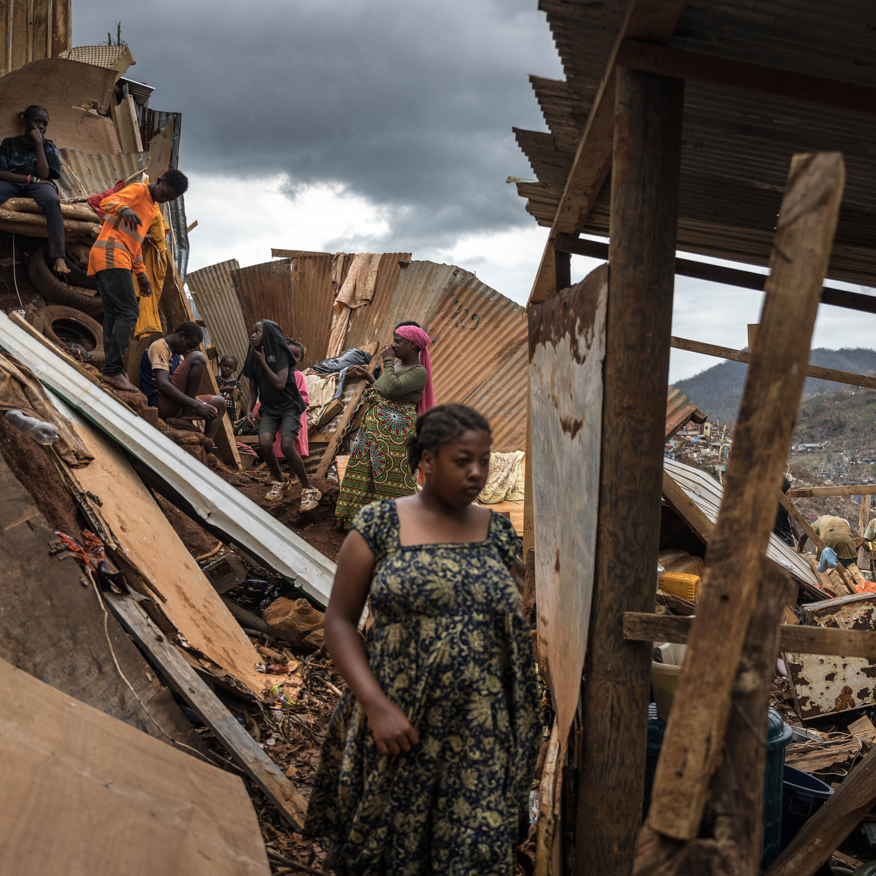 Scenes of a Cyclone’s Destruction in Mayotte, France